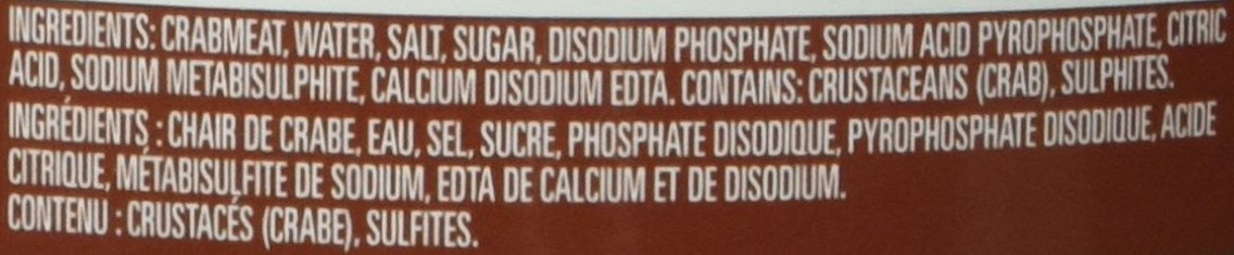 Ocean's Crabmeat with Leg meat in Water 24-Count {Imported from Canada}